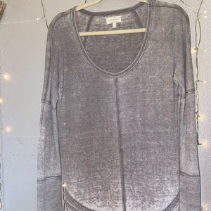 Gray lucky brand long sleeve